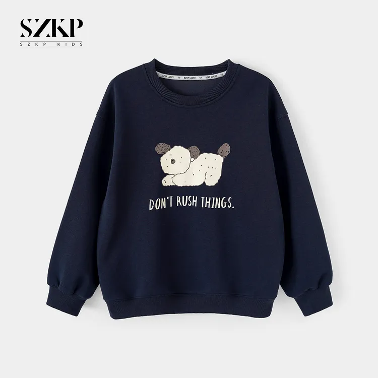 SZKP秋季新款女童休闲潮款上衣中大童时尚百搭儿童卫衣BGYQ552422