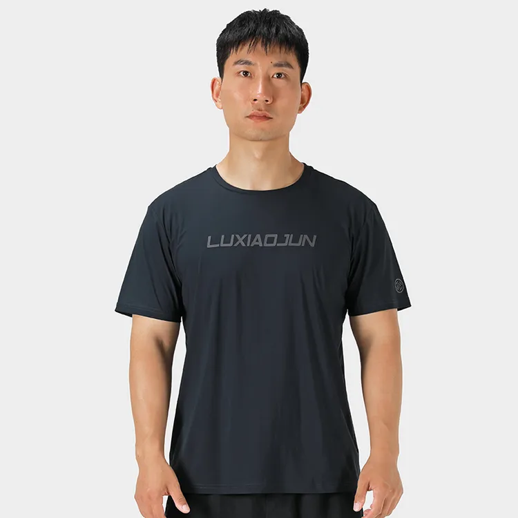 吕小军Luxiaojun运动健身T恤力量体能训练短袖排汗速干透气
