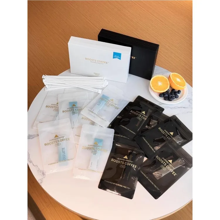 云南aurorapretty黑白阿拉比卡冰吸生椰拿铁减脂代谢fito燃咖啡