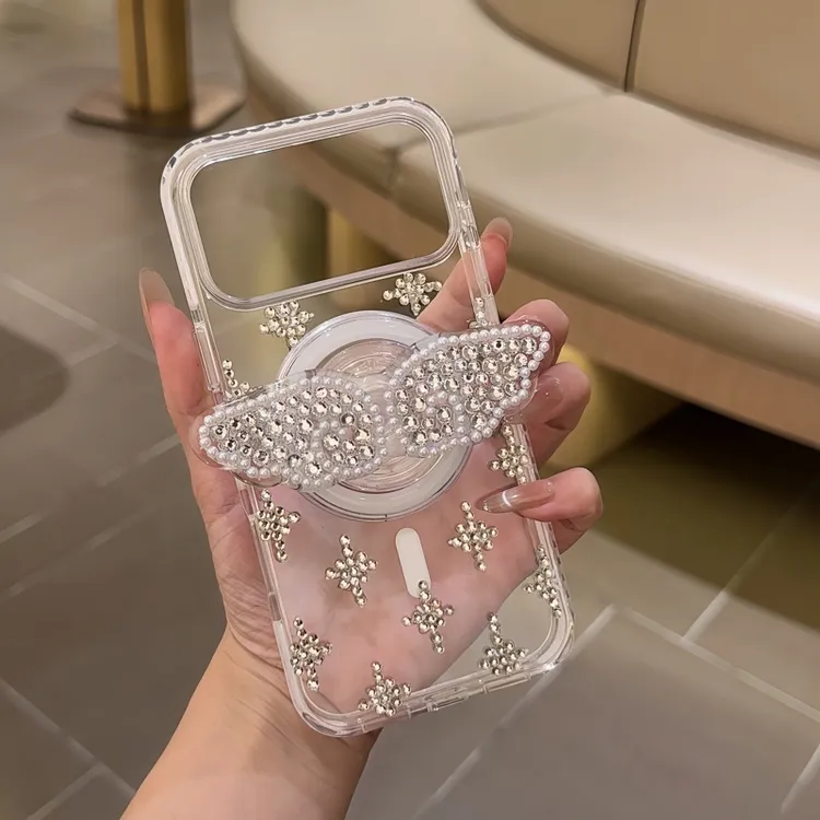 【点钻系列】璀璨星辰磁吸壳适用于iPhone17promax/16/15手机壳