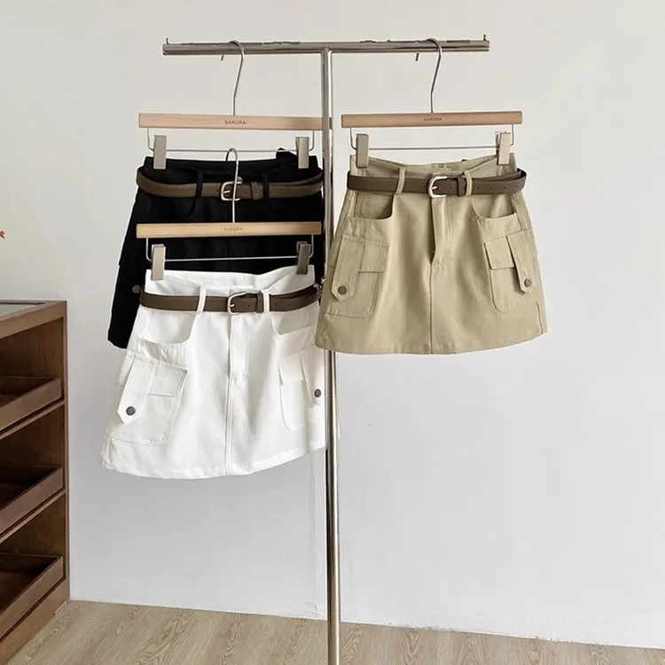 美式高腰显瘦工装短款半身裙女2025年夏季新款时尚潮流百搭短裙潮