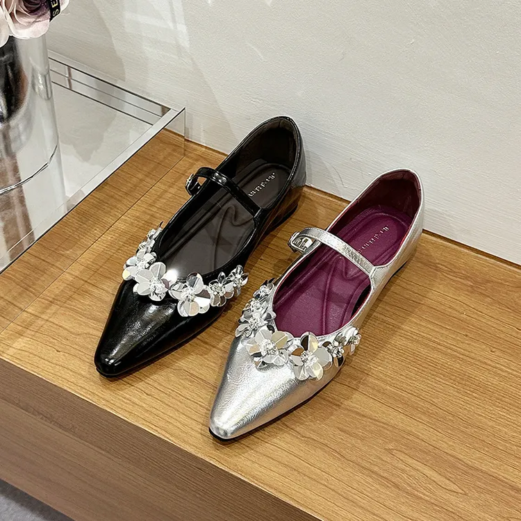 内单鞋子女春夏季新款玛丽珍女鞋包头半拖鞋