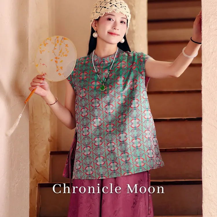 Miao中式“丹凤朝阳”2025款新中式时尚显瘦高级上衣