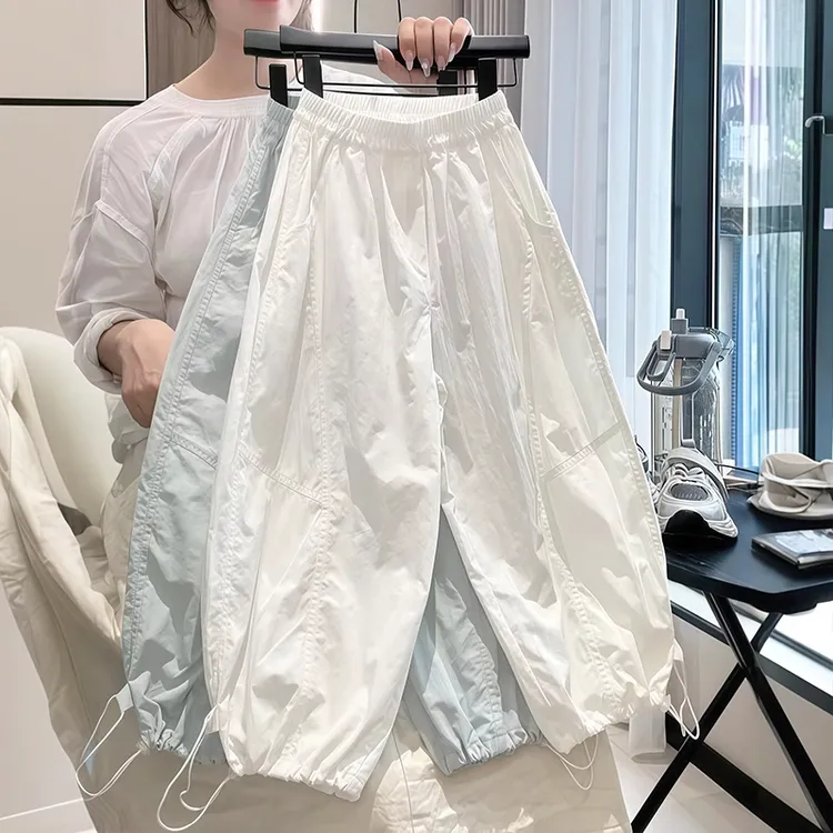 女童裤子秋季2025新款儿童时髦速干休闲裤春秋款女孩洋气薄款长裤