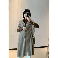 MYL 山羊绒针织披肩2022秋冬新品无袖单排扣纯色通勤宽松外套