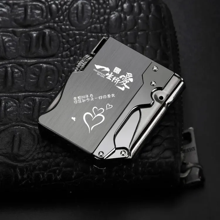 大刚炮金属充气防风打火机专属颜值潮玩火机男士礼物稀奇古怪定制