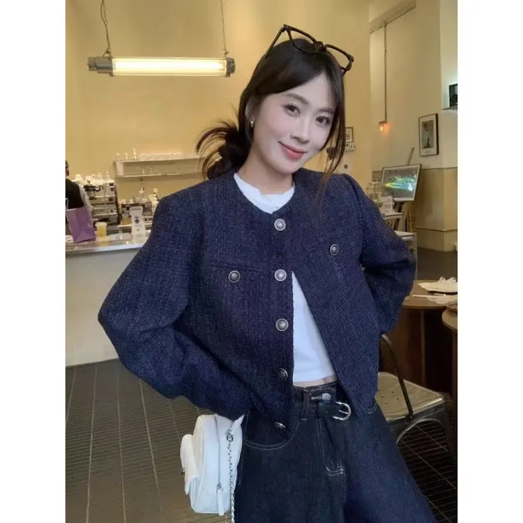 2025短款小香风外套女春秋新款高级感休闲小众气质韩系名媛上衣潮