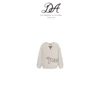 Dolly Ave 「无界系列」高定羊毛蚕丝混纺小狗手工刺绣时尚宽松卫衣