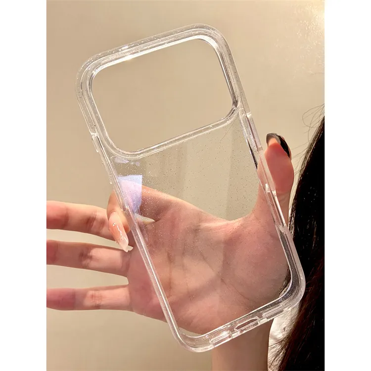 适用苹果iphone17promax闪粉透明16pro个性简约15韩系14ins手机壳