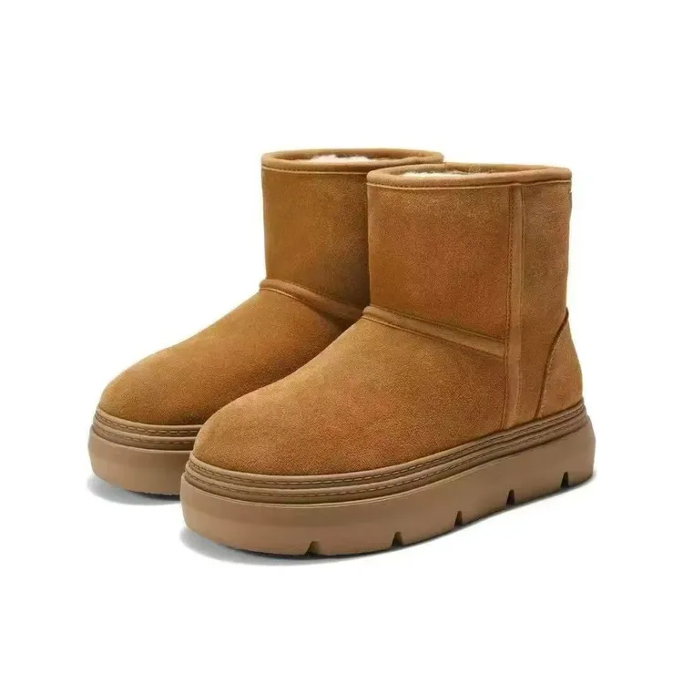 百百厚底雪地靴