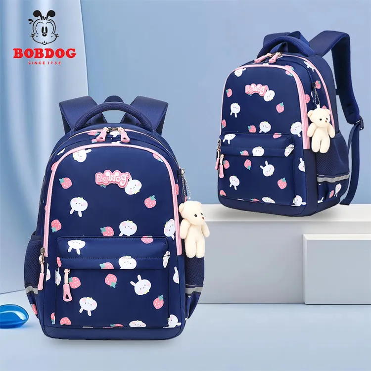 巴布豆书包双肩包小学生1-3年级3-6儿童护脊减负超轻ins高颜值4-6
