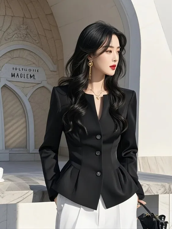 大码法式收腰显瘦衬衫女高级感气质衬衣2025春季新款通勤长袖上衣