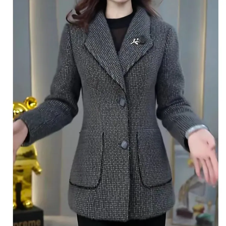 馨瑞【外套】3636新款加厚保暖时尚修身显瘦女装休闲气质洋气外套