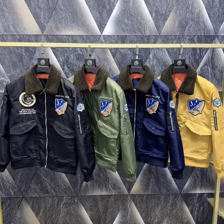 男士冬季新款时尚欧货百搭帅气休闲潮牌棉服