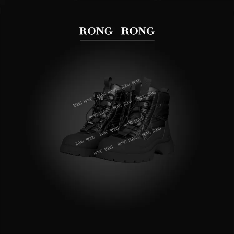 溶溶RONGRONG【雪地精灵】冬季加绒防水防污厚底预热雪地短靴9804