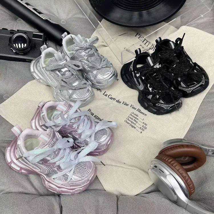 春季厚底老爹鞋男女新款网面透气百搭休闲运动鞋250012