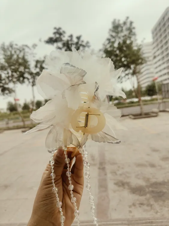 抓夹原创设计韩版韩式日韩女发夹发卡古风富家千金风