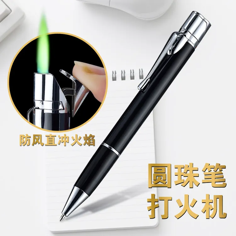 独特创意圆珠笔暗藏玄机的笔新奇特打火机稀奇古怪文具整蛊点火器