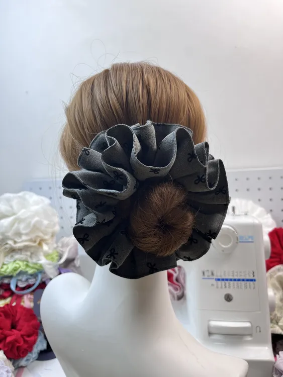 【纯手工定制】蝴蝶结款灰色双层蛮腰个人手工制品默认微瑕no退no换