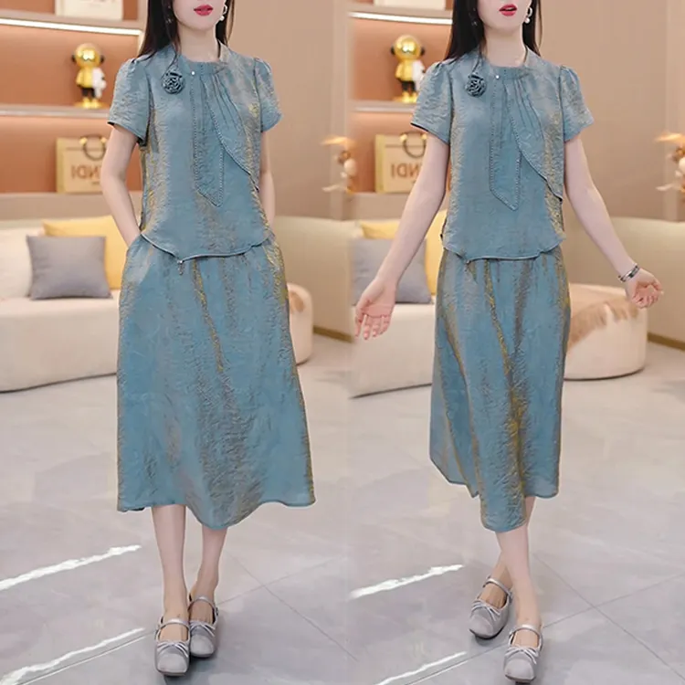 休闲套装两件套2025夏季新款高级感韩版小众气质优雅洋气套装女