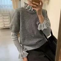 81130 韩系甜美花边打底短袖两件套