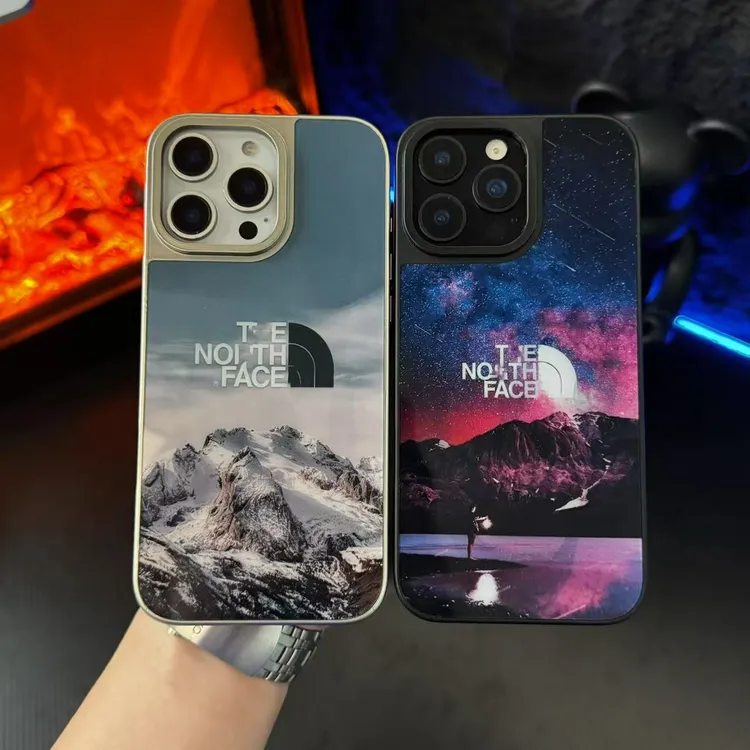 潮牌雪山星空背面iPhone17promax手机壳16适用苹果15磁吸14情侣13