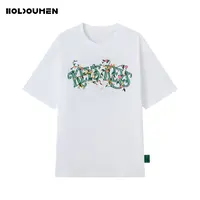 Holdoumen25卓沅限定「KEY'S KEYS」藤蔓刺绣T恤