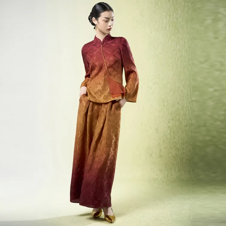 琥珀盈香阔腿裤951227267