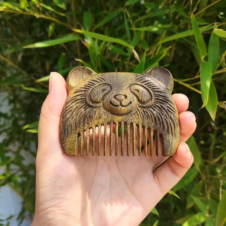 金丝楠乌木梳 无添加 自带木香 生日礼物佳品