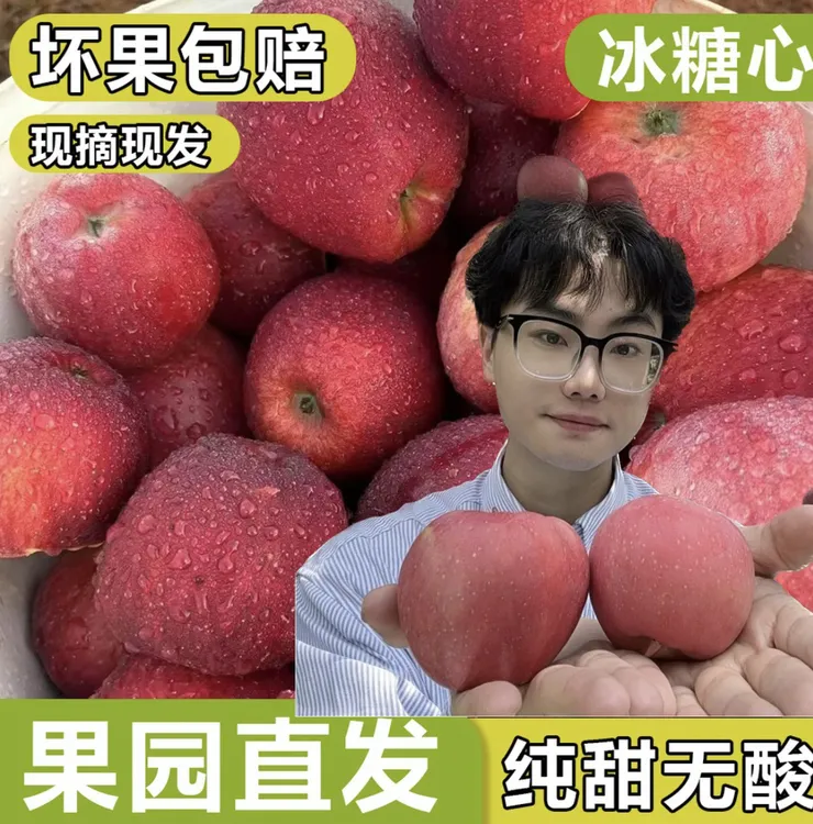 【2025新果201】云南昭通丑苹果冰糖心脆甜多汁新鲜现摘云南苹果