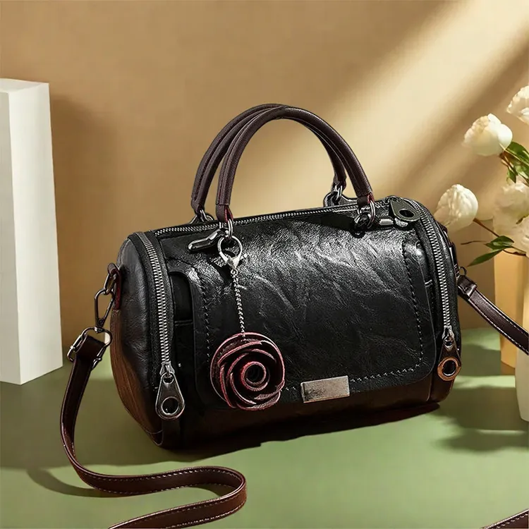 跨境新款简约时尚百搭潮流ins休闲斜挎手提包包女大容量洋气精致