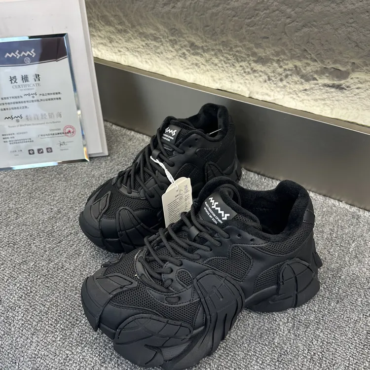 玛莎玛索270-156秋冬加绒爆款八爪鱼潮流复古老爹鞋