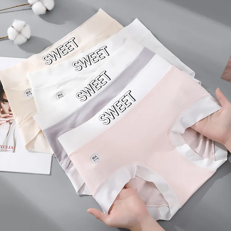 春夏新款10A长效抑菌裆大码女内裤胖mm200斤莫代尔棉运动风三角裤