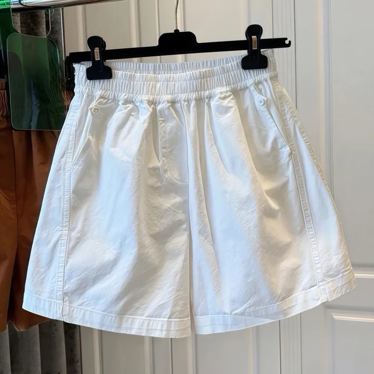 胖妹妹240斤大码休闲百搭阔腿热裤女夏季新款宽松显瘦高腰短裤子