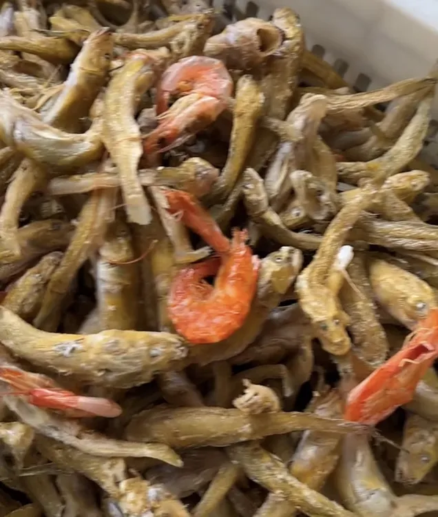 烤鱼虾混合（不咸）
