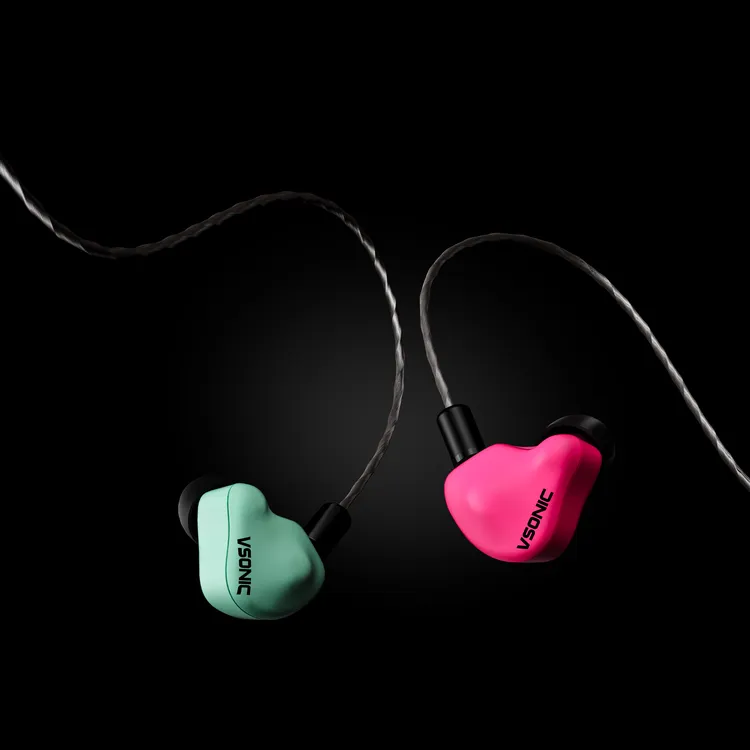 双11活动！VSONIC 冰山旗舰版 HIFI入耳式有线降噪耳机 电竞游戏