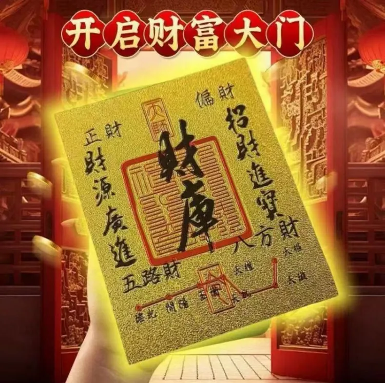 财库聚财手机贴（随机发）
