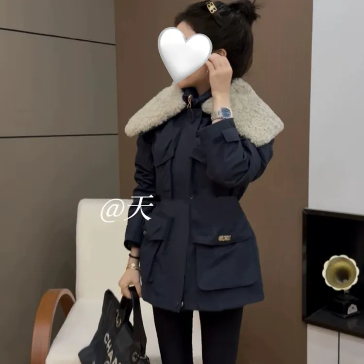 Honey Surp 60151 H二合一皮皮一体外套女排骨女款