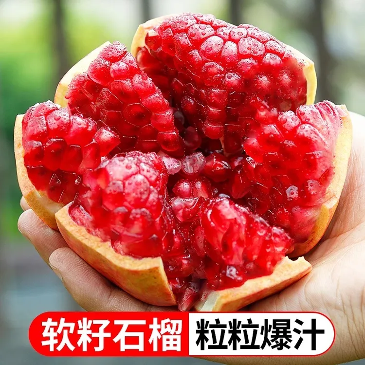 【精选商超果】四川会理突尼斯软籽石榴4.5-5斤 纯甜爆汁应季水果