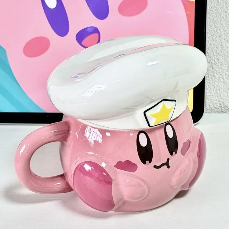 少女心卡比陶瓷马克杯高颜值呆萌水杯生日礼物送朋友闺蜜创意礼物