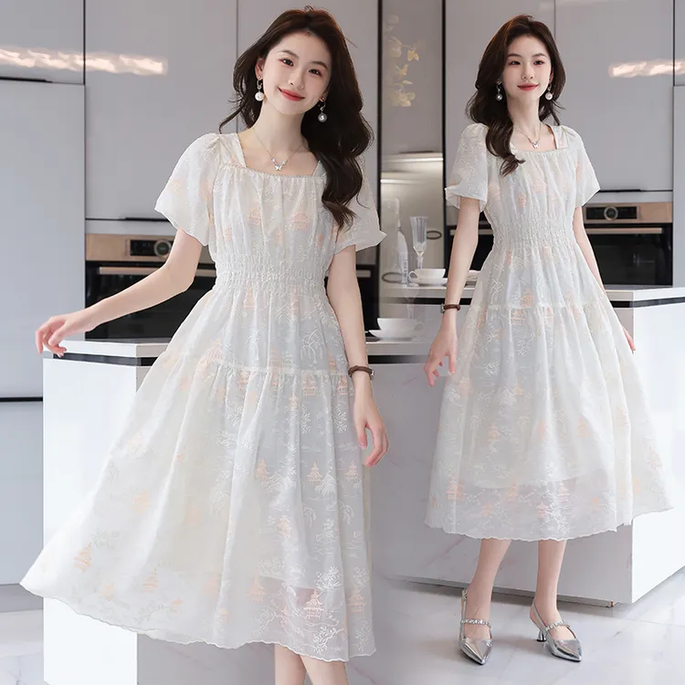 连衣裙女装2025夏装夏天衣服新款韩版时尚气质休闲高级感连衣裙子