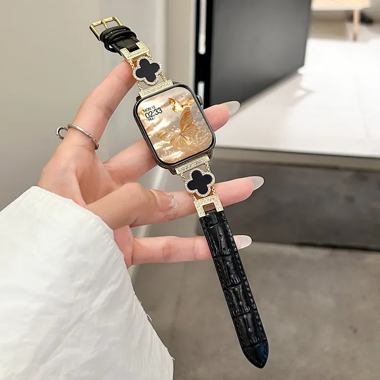 女士多功能智能时尚小香风女2025新款通话小众四叶草百搭支付手环