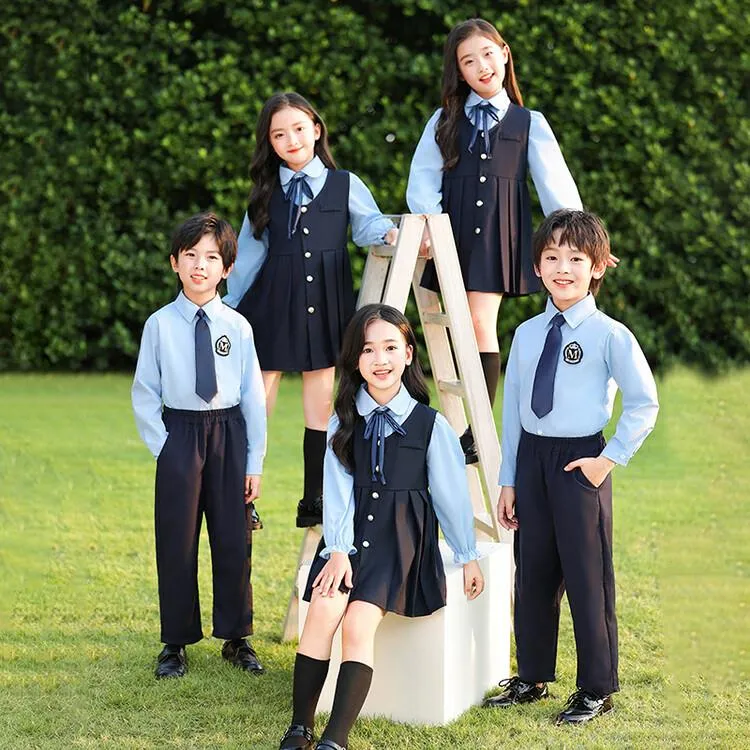 儿童合唱演出服中小学生英伦风校服套装幼儿园服大合唱诗歌朗诵服