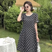 无印心匠B531-1 连衣裙碎花夏季套头女时尚百搭K1958