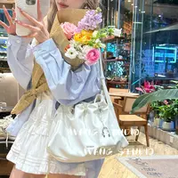 调调包包WANG STUDIO【白松露】小众设计款 白色百纳托特包