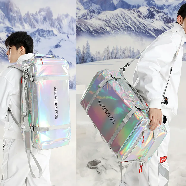 XXXsnow滑雪双肩背包可挂板55L防水滑雪包多功能单板包双板包55L