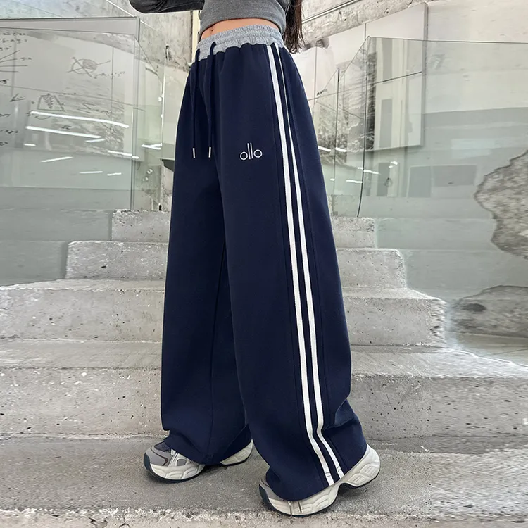 女童裤子春秋款2025新款卫裤儿童直筒运动裤小女孩大童休闲阔腿裤