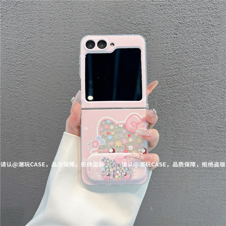 透明折叠壳适用华为荣耀/OPPO/VIVO/小米/华为三星zflip6-5手机壳