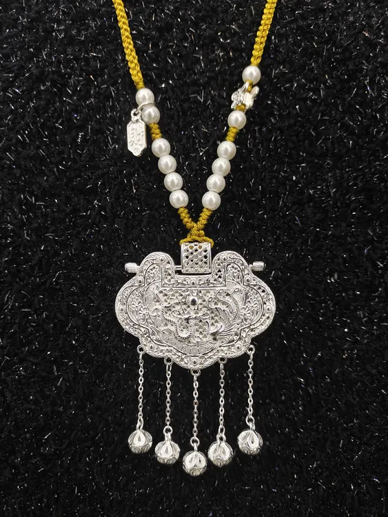 吊坠足银 经典款大版天子门生足银吊坠