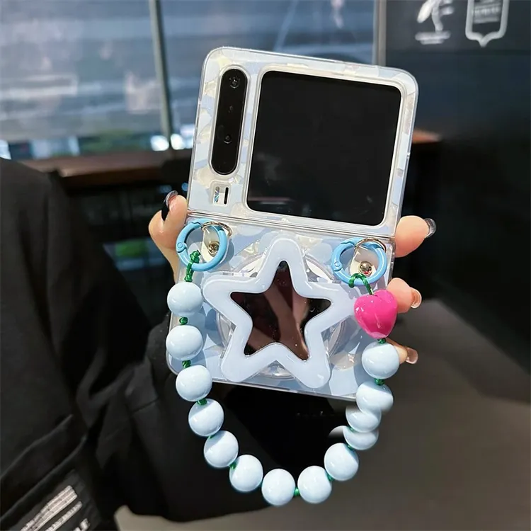 补妆镜支架适用于华为purax阔折叠pocket2手机壳斜挎小米mixflip2